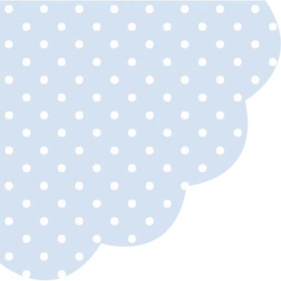 PAW ubrousky R 32cm Dots Light Blue