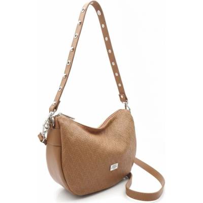 Caramelo dámská kožená kabelka Banana Bag 82343 Cuero