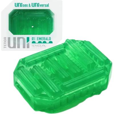 Ръкав за мастурбация, унисекс продукт - Tenga Uni Emerald (TENGA00247)