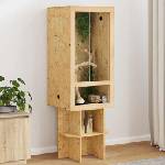 vidaXL Терариум Кафяво 50 x 50 x 150 см ОСБ (3397889)