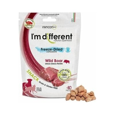 I´M DIFFERENT SNACK diviak mrazom sušená pochúťka 40 g