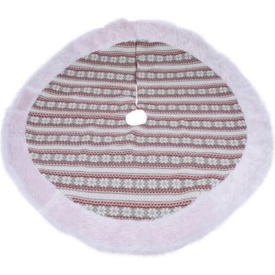 Home Styling Collection Koberec pod vánoční stromeček SKIRT KNITTED O 100 cm