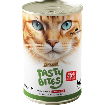 Petnutrition Princess Tasty Bites мокра храна за котки с парченца агнешко месо