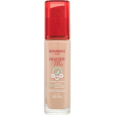 Bourjois Paris Healthy Mix Clean & Vegan Radiant Foundation hydratačný rozjasňujúci make-up 51,5C Rose Vanilla 30 ml