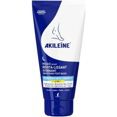 Akileine Blue Noční maska na suché chodidla 100 ml