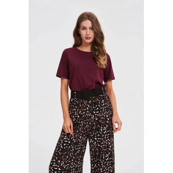 Moodo Гладка бордо тениска Moodo Moodo | Cherven | ЖЕНИ | XXL