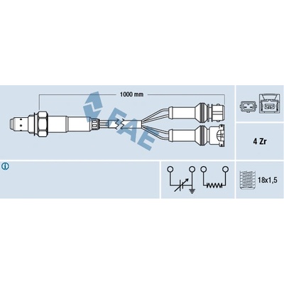 Lambda sonda FAE 77124