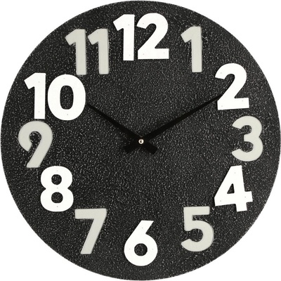 Bizzotto Timing стенен часовник черен ø40 (0182408)