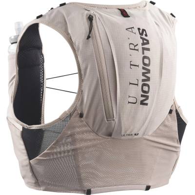 Salomon Раница за трейл бягане Salomon S/Lab Ultra 12 Trail running backpack - Goat / Black - размер XS (504-1165-0212)