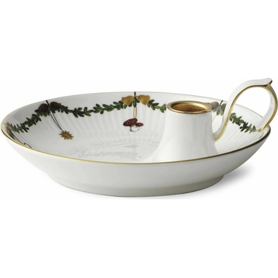 Royal Copenhagen Porcelánový svietnik Star Fluted Christmas 17,5 cm