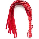 Toyz4Lovers Камшик с ресни Squash Whip червен