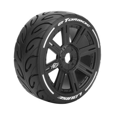 Louise RC GT-TARMAC SOFT 1/8 17mm hex Spoke Black Rims 2 ks