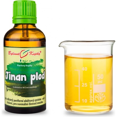 Bylinné kapky Jinan plod Ginkgo tinktura 50 ml