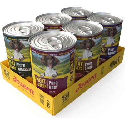 Josera Dog Meat Lovers Pure mix 4 druhy 6 x 400 g