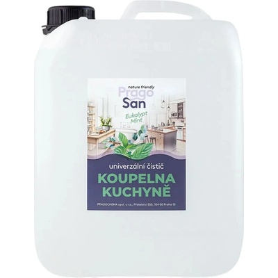 PragoSan Univerzální čistič KOUPELNA KUCHYNĚ s vůní eukalyptu 5 l