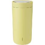 Stelton Термочаша To-Go Click с двойни стени от стомана 400 мл лимонено-жълта (685-49)