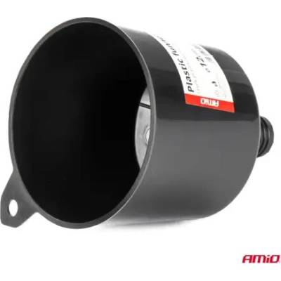 AMIO Plastová nálevka černá 12cm