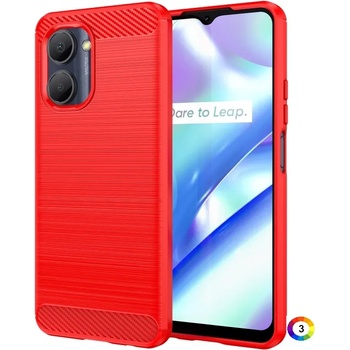 Image 1 of realme C33 Удароустойчив Carbon Fiber Калъф и Протектор