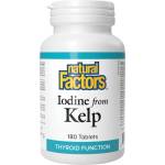 Natural Factors Iodine from Kelp [180 Таблетки]