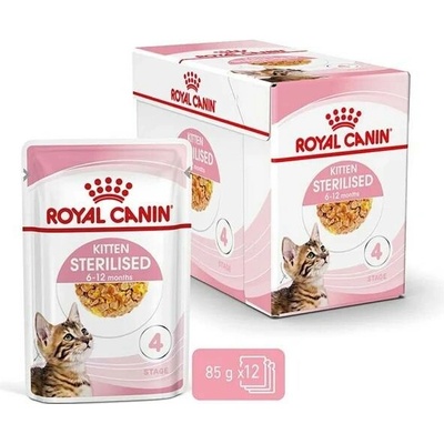 Royal Canin Kitten Sterilised želé 12x85 g