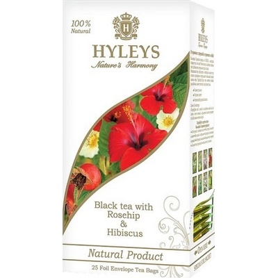 HYLEYS Nature Harmony Black Rosehip Hibiscus 25 x 1,5 g