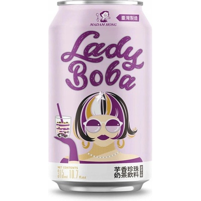 Madam Hong Lady Boba Taro bubble tea 315 ml