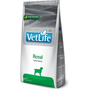 Farmina Vet Life Renal - пълноценна диетична храна за кучета, за подкрепа функцията на бъбреците в случай на хронична бъбречна недостатъчност или временна бъбречна недостатъчност - 2 кг, Италия - PVT020008S