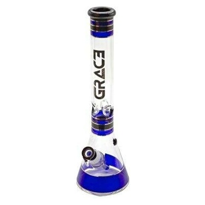 Grace Glass Skleněný bong Classic Beaker Blue 45 cm