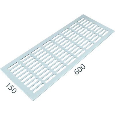 MP KOVANIA s.r.o. SRL ALFA 150 x 600 mm BIL biela lesklá (RAL 9010) 150 mm 600 mm