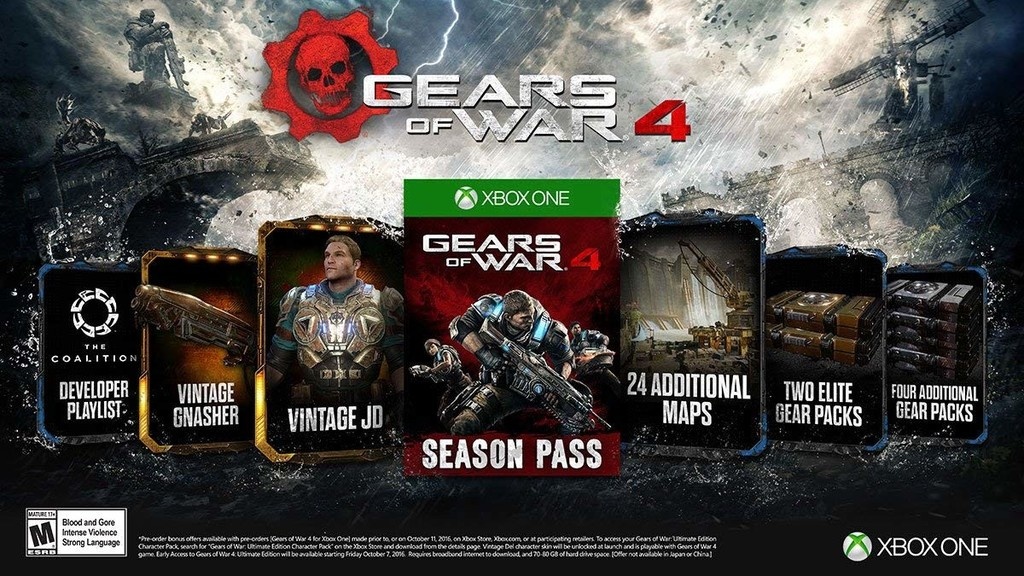 Jeu Gears Of War 4 - Version Xbox One Complète (EPN), Comme Neuf