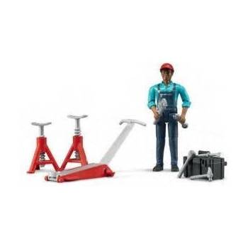 BRUDER Mechanic figurine with workshop tools