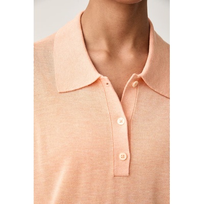 Calvin Klein тениска с яка дамска от вискоза (LV044G311G)