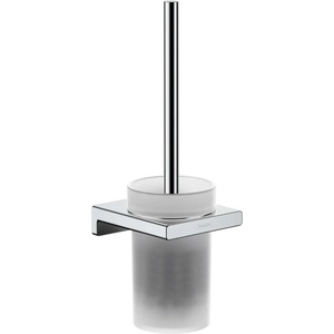 Hansgrohe AddStoris - Четка за тоалетна за стена, матирано стъкло/хром 41752000 (41752000)