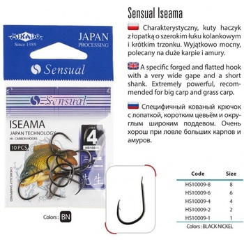 MIKADO HOOK SENSUAL ISEAMA BN vel.1 10 ks
