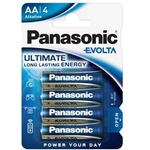 Panasonic Батерия, молив AA, 4 броя, PANASONIC "Evolta" LR6EGE-4BP/LR6EGE/4BP (LR6EGE-4BP/LR6EGE/4BP)