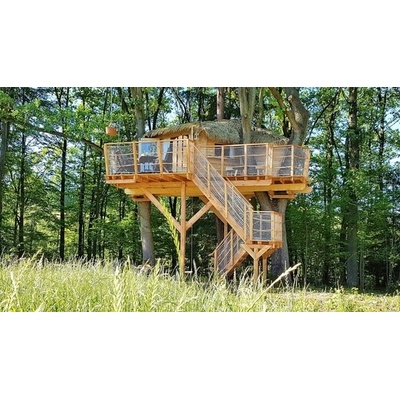Pobyt se snídaní v krásném Tree house U Borovice v Resortu Green Valley