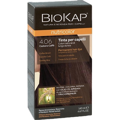 Nutricolor farba na vlasy Kávová hnedá 4.06 140 ml