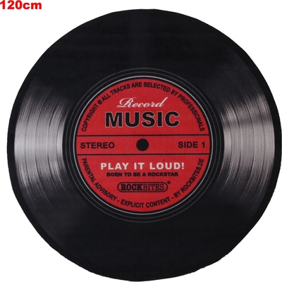 Rockbites carpet Record Music - Rot - ROCKBITES - 101008