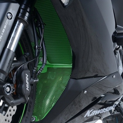 Hliníková mřížka chladiče,KAWASAKI ZX-6R, 2019-2020, Černá