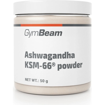 GymBeam Ashwagandha KSM-66 prášek 50 g