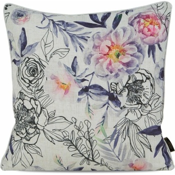 Takoy s prímesou ľanu s potlačou a lemovkou na okrajoch-HF-415436 45 x 45 cm