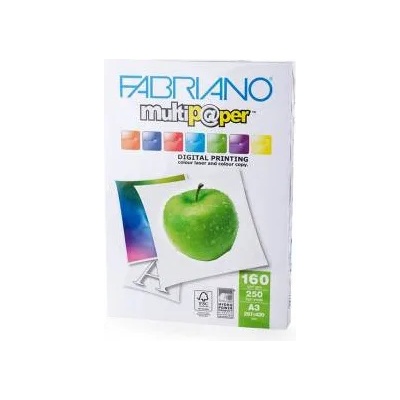 Fabriano Копирен картон Fabriano Multipaper, A3, 420 x 297 мм, 150 m, 160 g/m2, Гланц, 250 листа, 1505100205