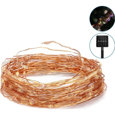 Aigostar B.V. | Aigostar LED Solárna reťaz LED/8 funkcií 12m IP65 multicolor | AI0781
