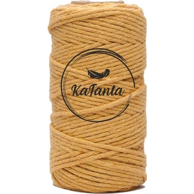 Macrame priadza KaFanta 2mm/60m - horčica