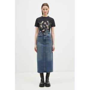 Fiorucci Памучна дънкова пола Denim Midi (W01FPDSK176DN01DN02)