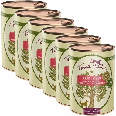 Terra Canis Tree Lover Game with chestnut blackberry and forest herbs 6 x 400 g