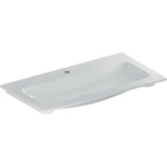 Geberit iCon - Умивалник за мебели 90x48x13 см, без преливник, с отвор, KeraTect, бял 501.845. 00.2 (501.845.00.2)