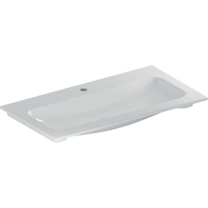 Geberit iCon - Умивалник за мебели 90x48x13 см, без преливник, с отвор, KeraTect, бял 501.845. 00.2 (501.845.00.2)