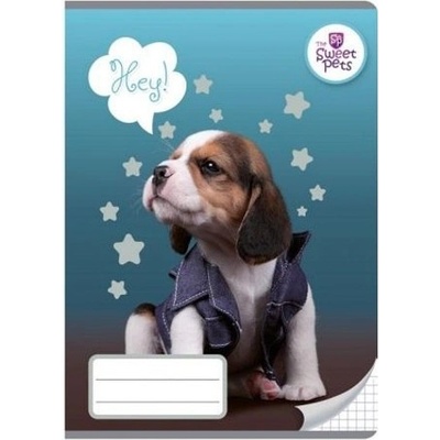 BENIAMIN ŠKOLNÍ SEŠIT A5 SWEET PETS PEJSEK čtverečkovaný