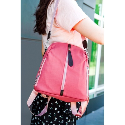 Base Дамска ежедневна чанта-раница - Пепел от рози 20230704172 (385058_Rosa ceniza)